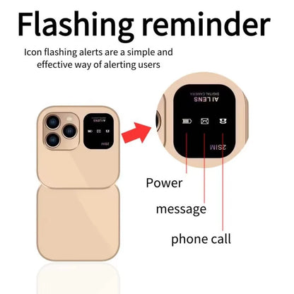 Mini Flip Phone I16 Pro – Portable Compact, 2 SIM, Débloqué GSM, Enregistrement d’Appels
