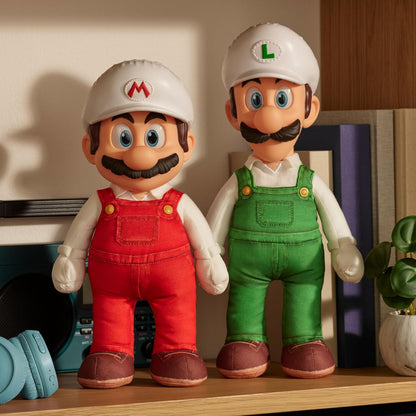 Le film Super Mario Galaxy - Peluche articulée 38 cm - Luigi de Feu