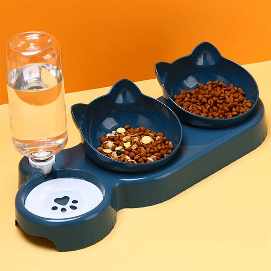 3-in-1 Ergonomic Cat Bowl