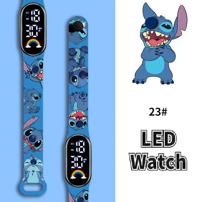 Montres Digitale Stitch – Fashion, LED & Waterproof