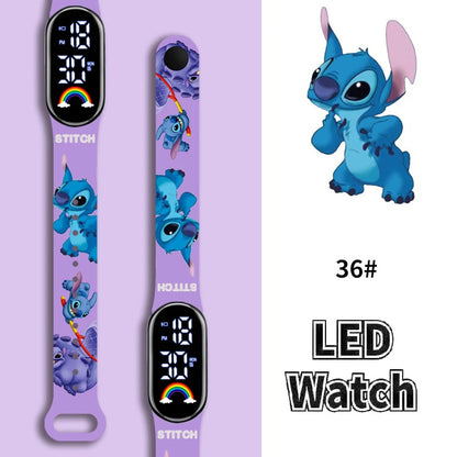 Montres Digitale Stitch – Fashion, LED & Waterproof