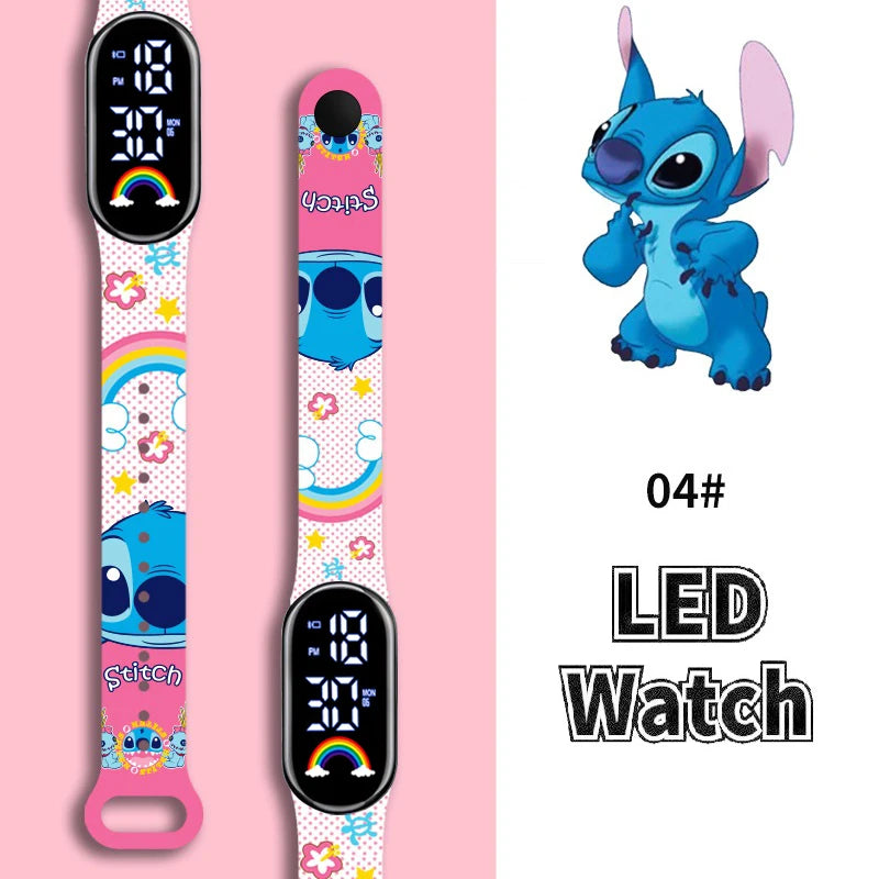 Montres Digitale Stitch – Fashion, LED & Waterproof