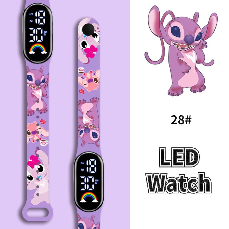Montres Digitale Stitch – Fashion, LED & Waterproof