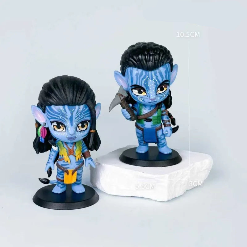 Avatar 3 Neytiri &amp; Jake Sully Figuren 12 cm Neu