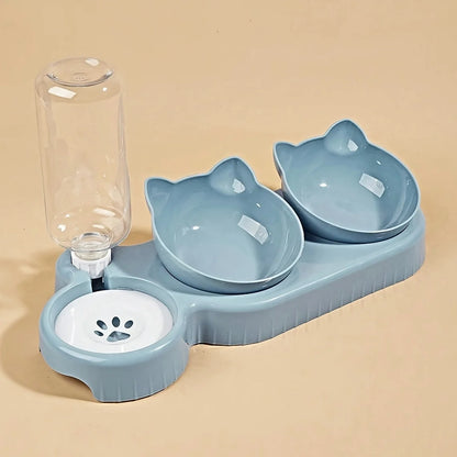 3-in-1 Ergonomic Cat Bowl