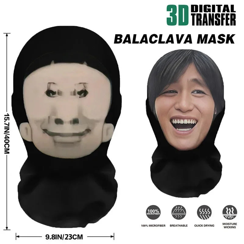🎭 Masque Halloween 2025 – Masque 3D Imprimé Réaliste Célébrité – Cosplay & Soirée 🎃