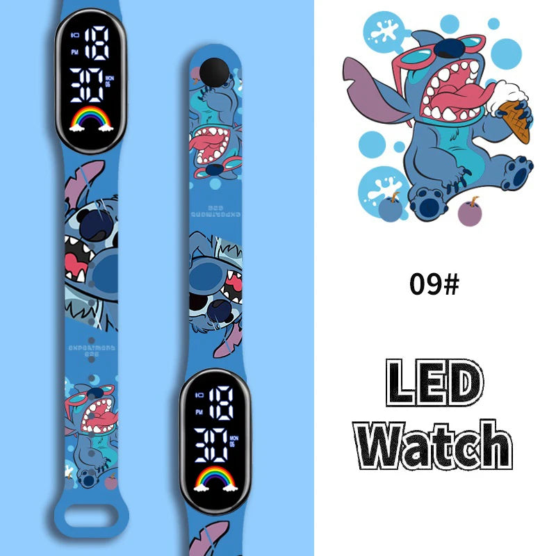 Montres Digitale Stitch – Fashion, LED & Waterproof