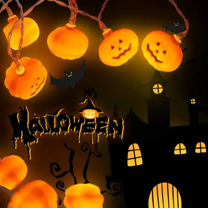 Halloween Pumpkin LED Light String