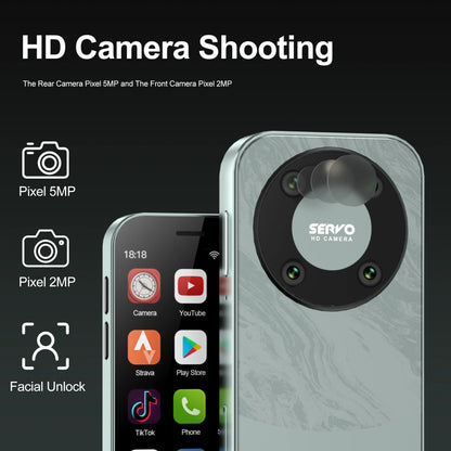 Mini Smartphone 4G Android 10 – Écran HD 3" – 2Go/16Go – 2000mAh – Reconnaissance Faciale