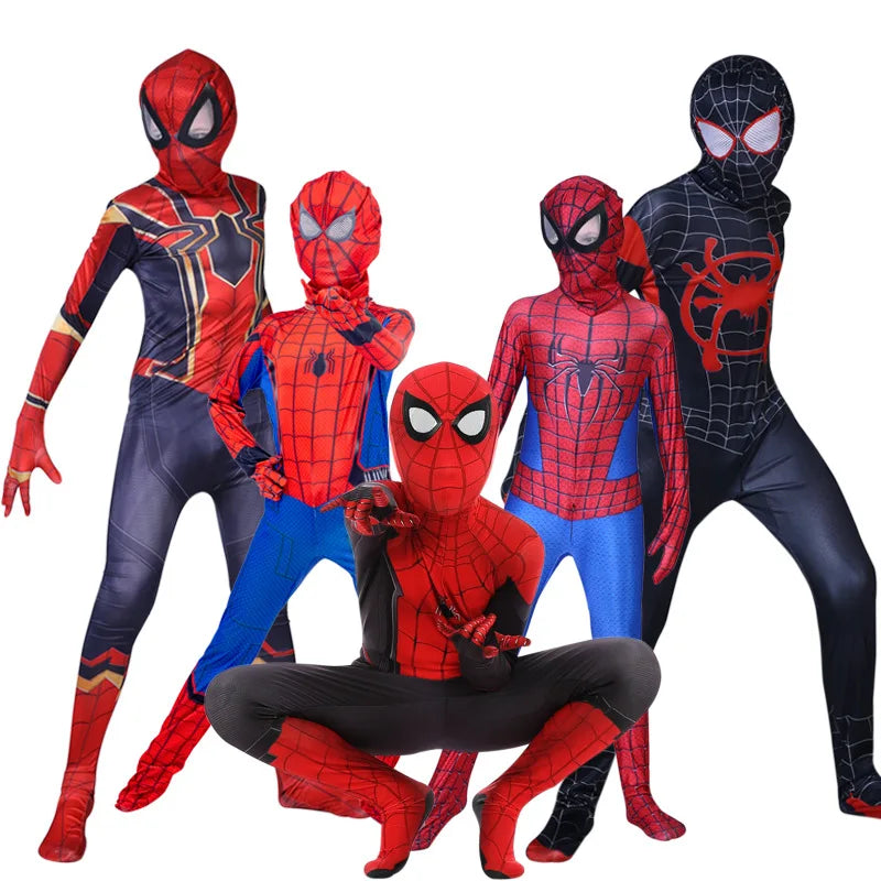 Costume Super-Héros avec Masque Spider-Man Venom Deadpool 100-190 cm