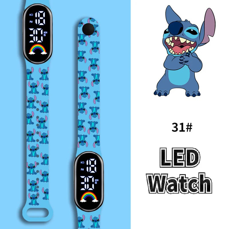 Montres Digitale Stitch – Fashion, LED & Waterproof