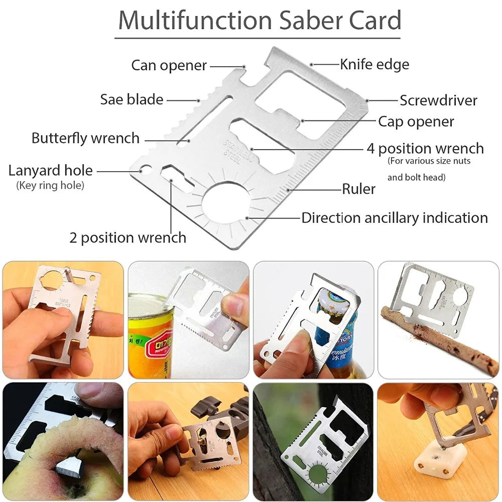 Kit de survie d'urgence // camping multifonctions