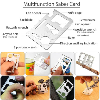 Kit de survie d'urgence // camping multifonctions