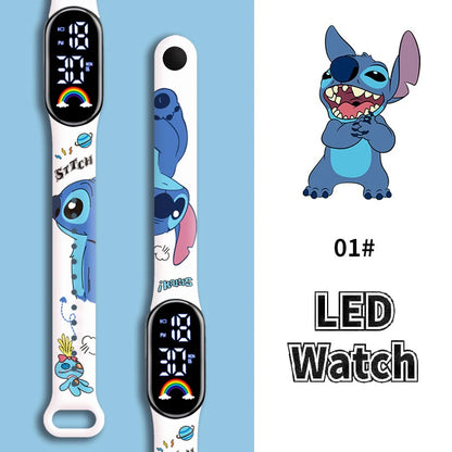 Montres Digitale Stitch – Fashion, LED & Waterproof