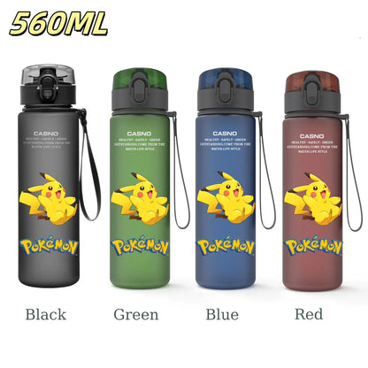 Pokémon Water Bottle 560ml Pikachu Charizard Meowth