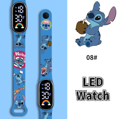 Montres Digitale Stitch – Fashion, LED & Waterproof