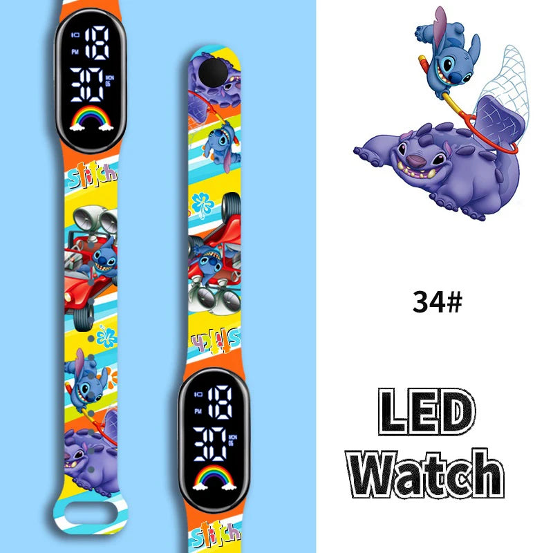 Montres Digitale Stitch – Fashion, LED & Waterproof