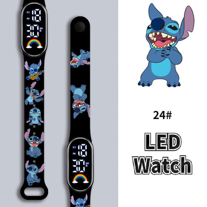 Montres Digitale Stitch – Fashion, LED & Waterproof