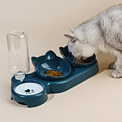3-in-1 Ergonomic Cat Bowl