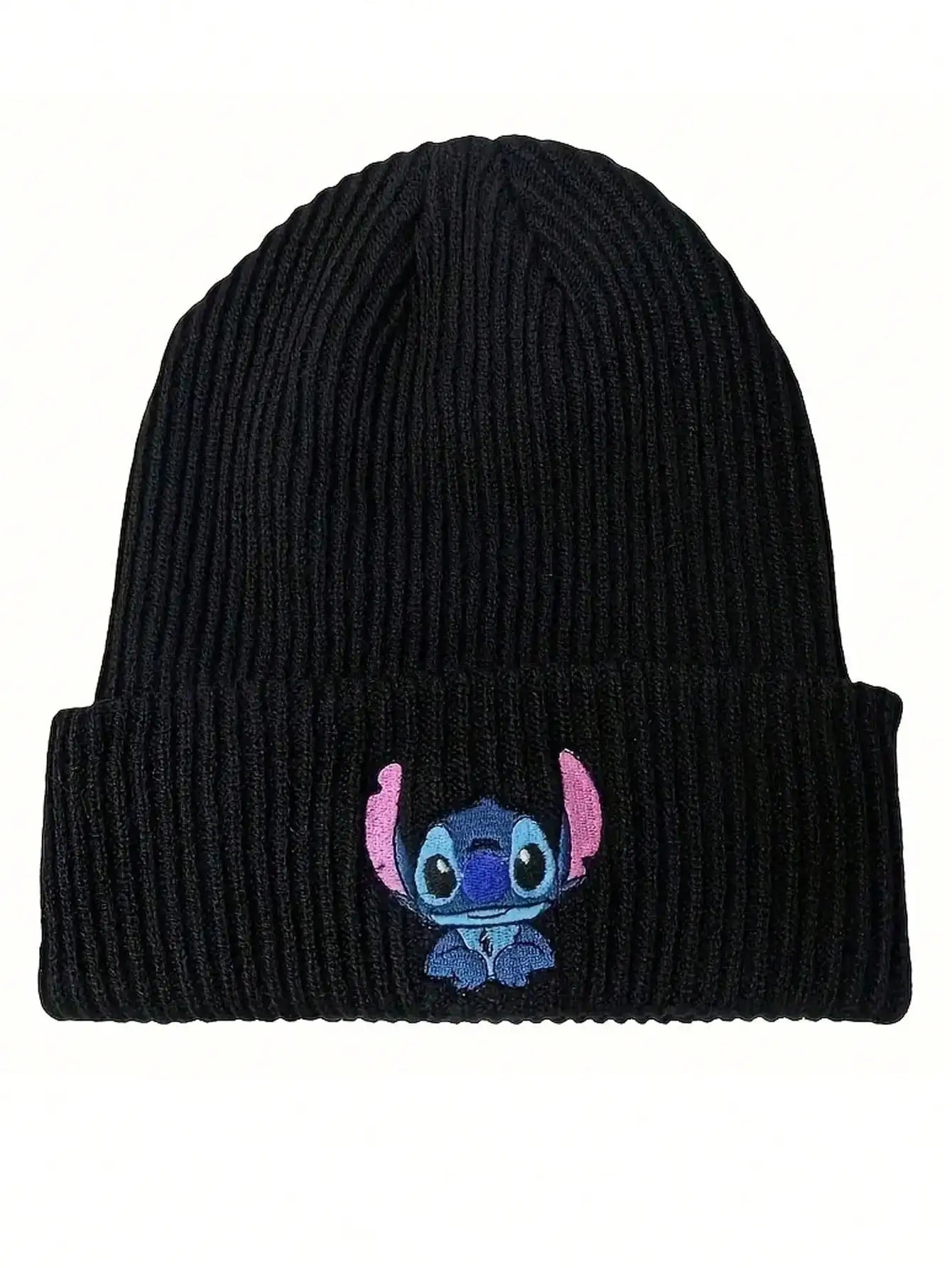 Embroidered Stitch Beanie
