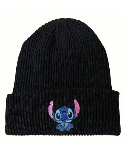 Embroidered Stitch Beanie