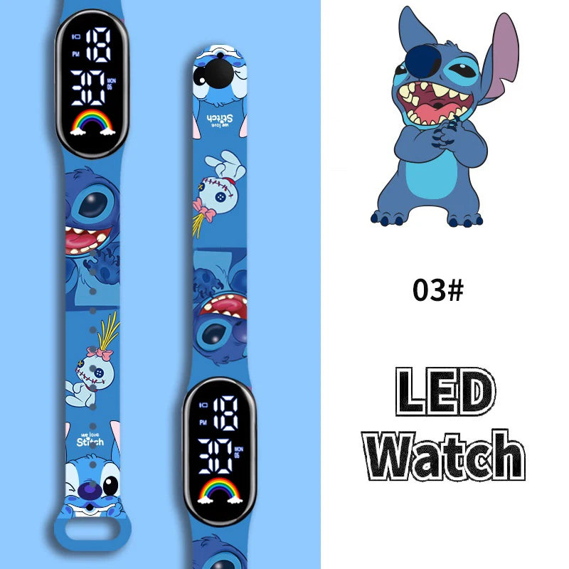 Montres Digitale Stitch – Fashion, LED & Waterproof
