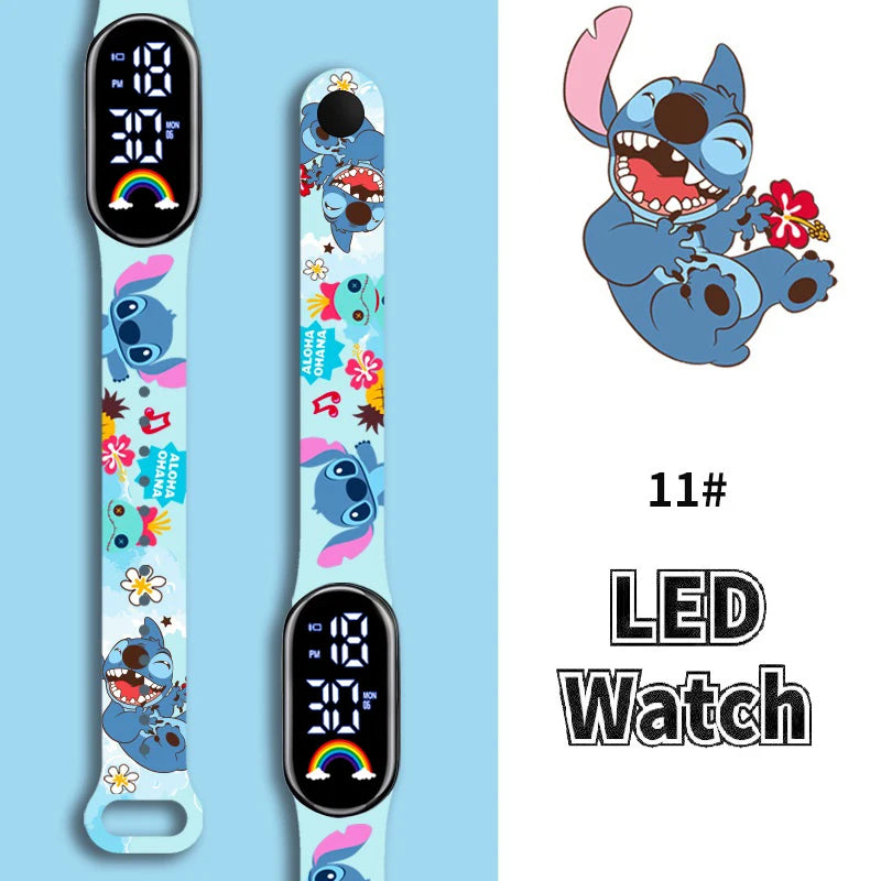 Montres Digitale Stitch – Fashion, LED & Waterproof