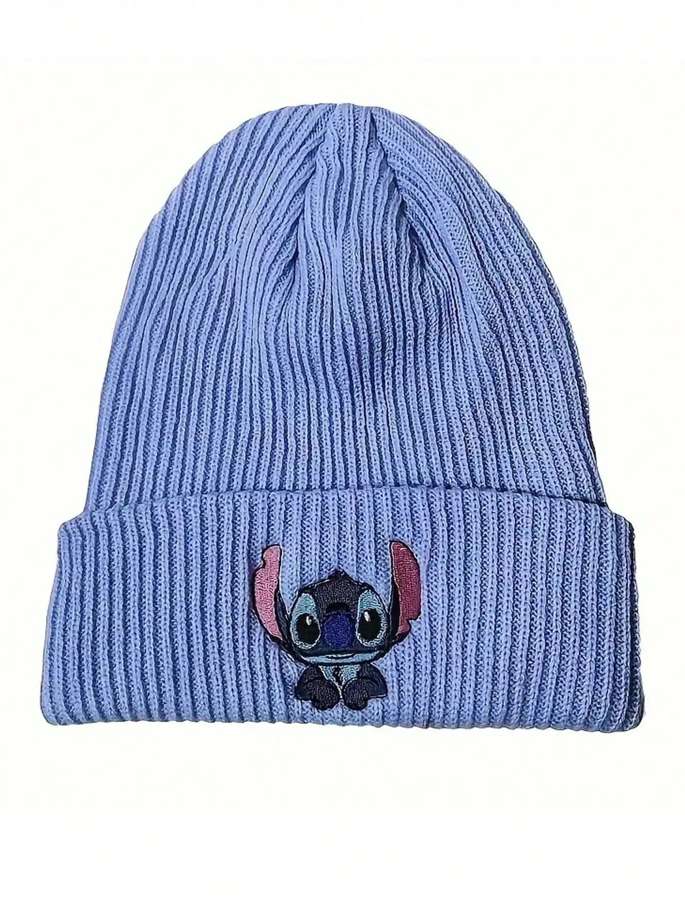 Embroidered Stitch Beanie