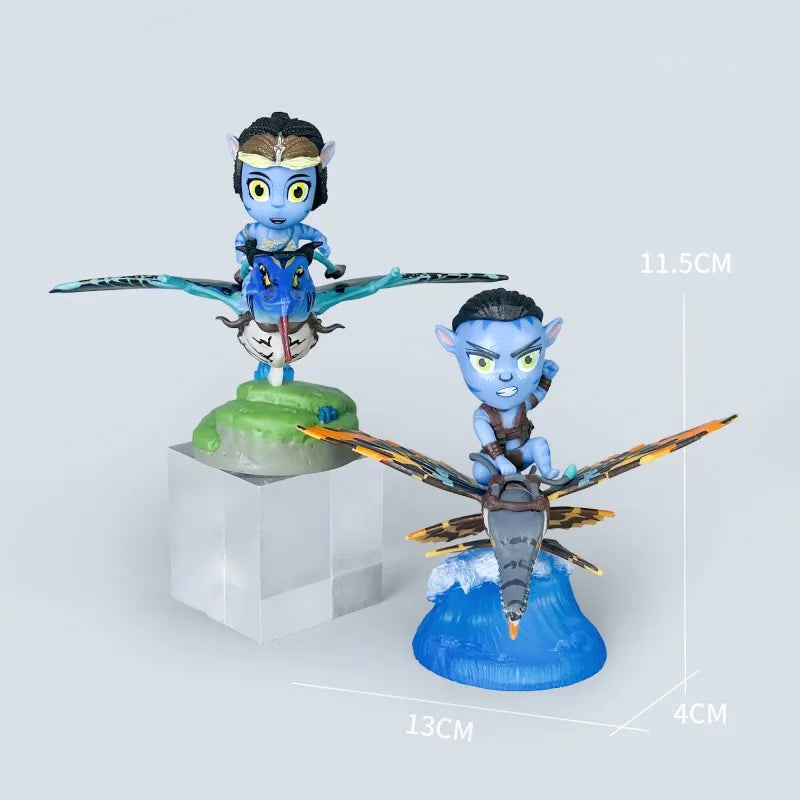 Avatar 3 Neytiri &amp; Jake Sully Figuren 12 cm Neu