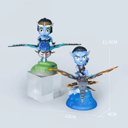 Avatar 3 Neytiri &amp; Jake Sully Figuren 12 cm Neu