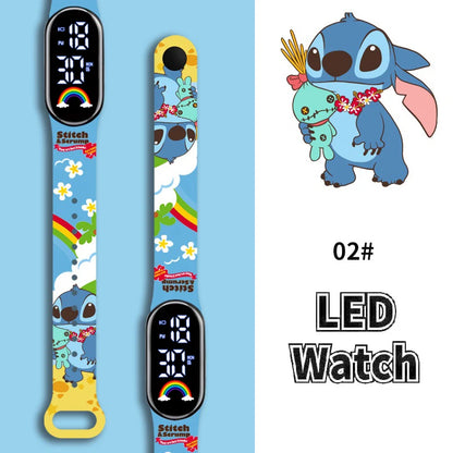 Montres Digitale Stitch – Fashion, LED & Waterproof