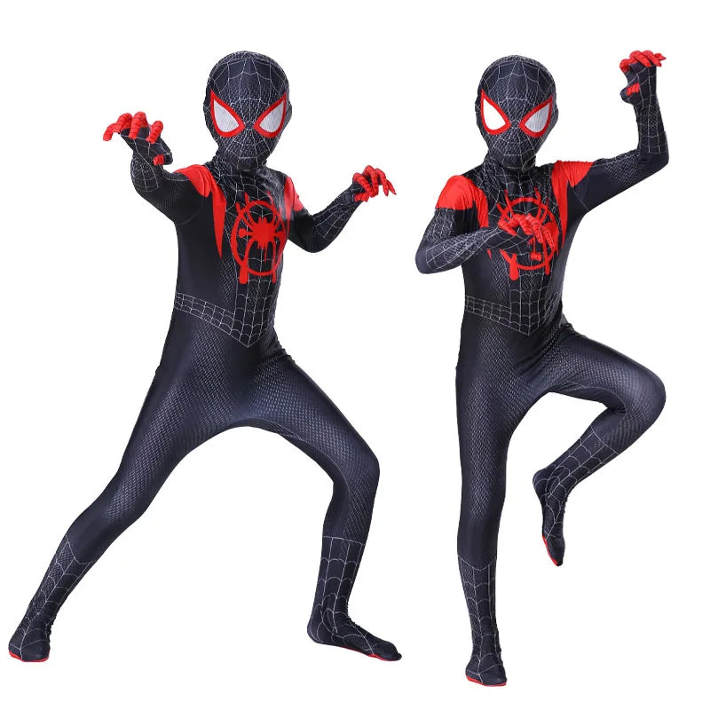 Costumes Cosplay Spider-Man & Spider-Gwen – Tailles Enfants & Adultes – Miles Morales, Venom, Robotic