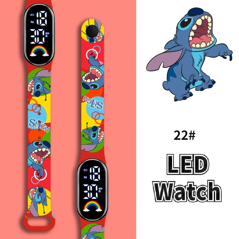 Montres Digitale Stitch – Fashion, LED & Waterproof