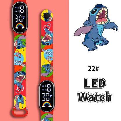 Montres Digitale Stitch – Fashion, LED & Waterproof