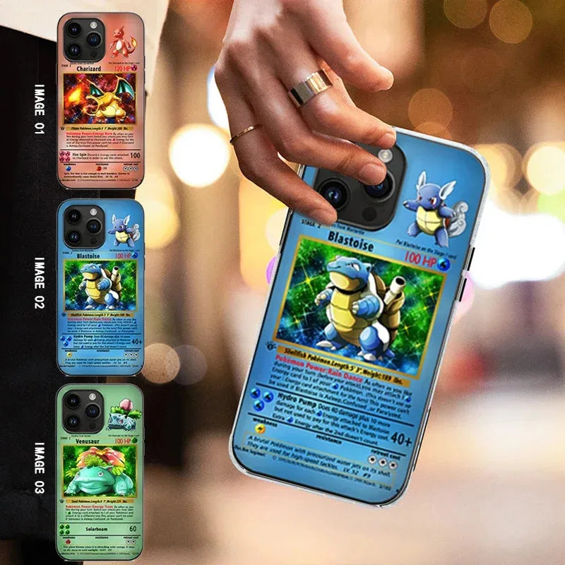 3D Holographic Pokemon Card iPhone Case // New for 2025