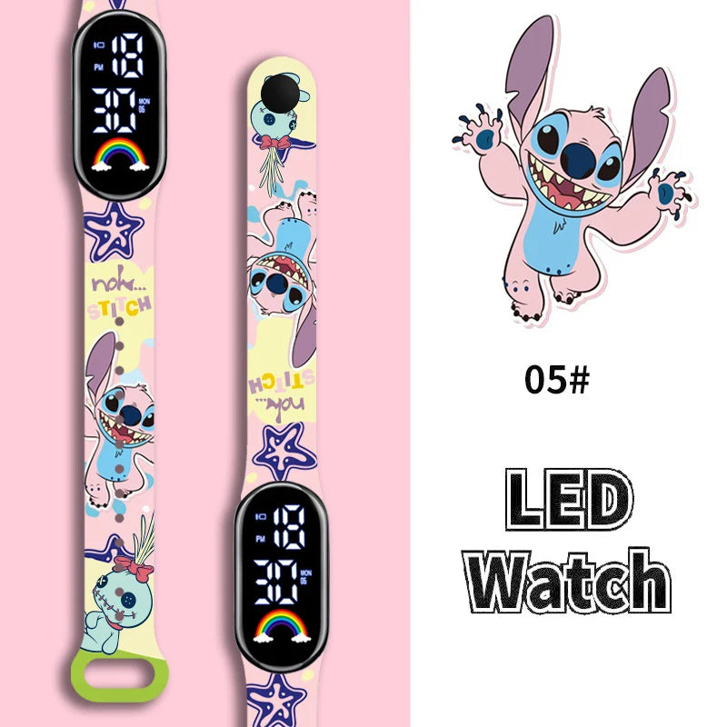 Montres Digitale Stitch – Fashion, LED & Waterproof