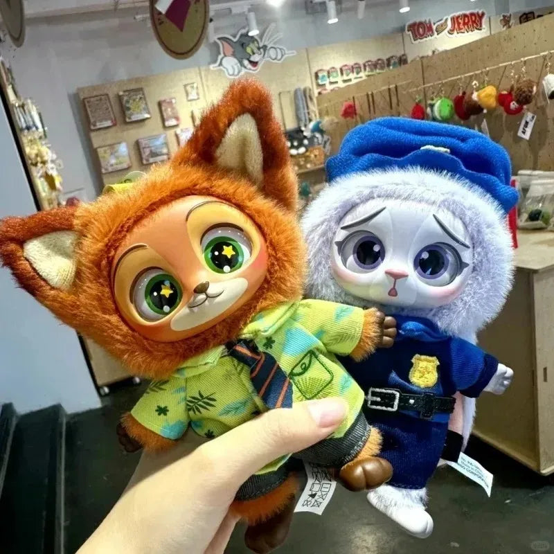 Zootopia Nick and Judy Figures – Cute Vinyl Cartoon Anime Model Toy Collection