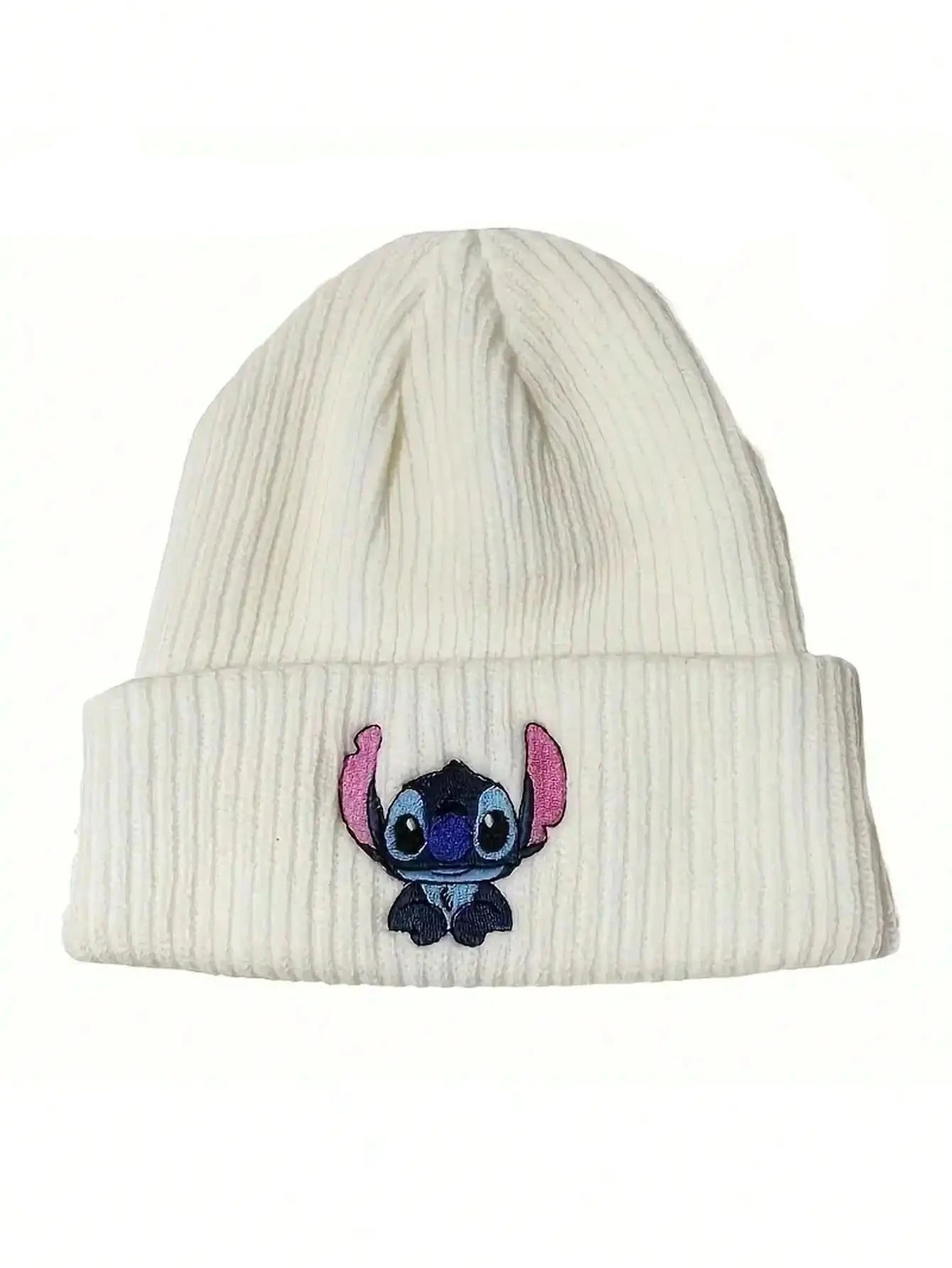 Embroidered Stitch Beanie