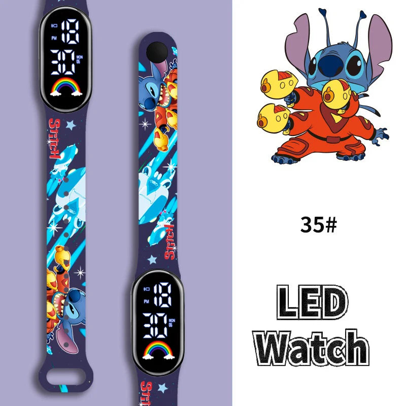 Montres Digitale Stitch – Fashion, LED & Waterproof
