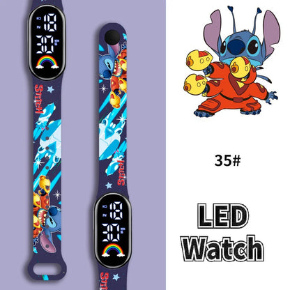 Montres Digitale Stitch – Fashion, LED & Waterproof