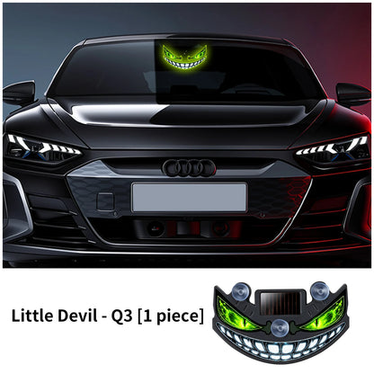 Dynamische LED-Lampe "Teufelsauge" Solar USB-C Auto Haus Halloween