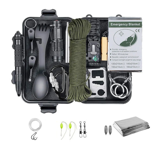 Kit de survie d'urgence // camping multifonctions