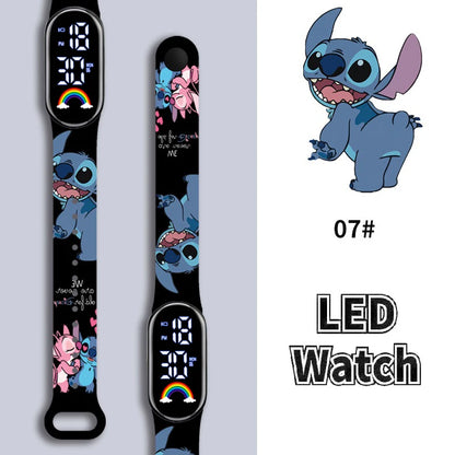 Montres Digitale Stitch – Fashion, LED & Waterproof