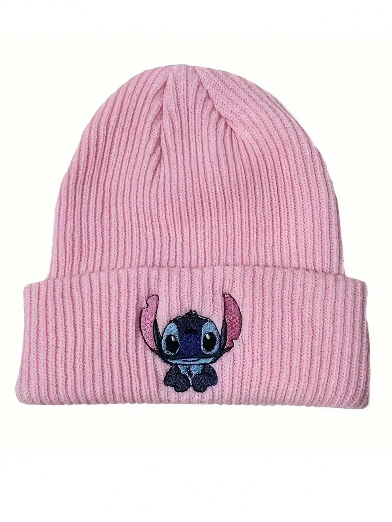 Embroidered Stitch Beanie