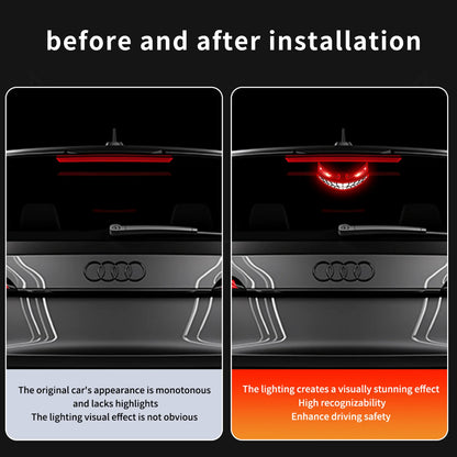 Dynamische LED-Lampe "Teufelsauge" Solar USB-C Auto Haus Halloween