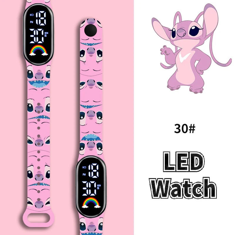 Montres Digitale Stitch – Fashion, LED & Waterproof