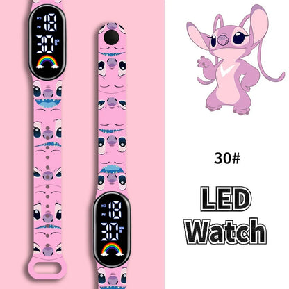 Montres Digitale Stitch – Fashion, LED & Waterproof