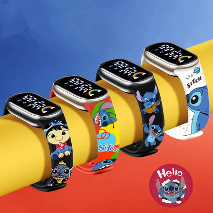 Montres Digitale Stitch – Fashion, LED & Waterproof
