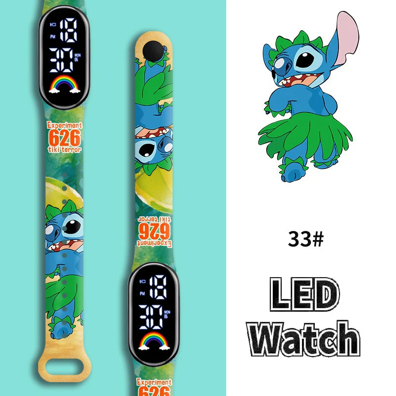 Montres Digitale Stitch – Fashion, LED & Waterproof