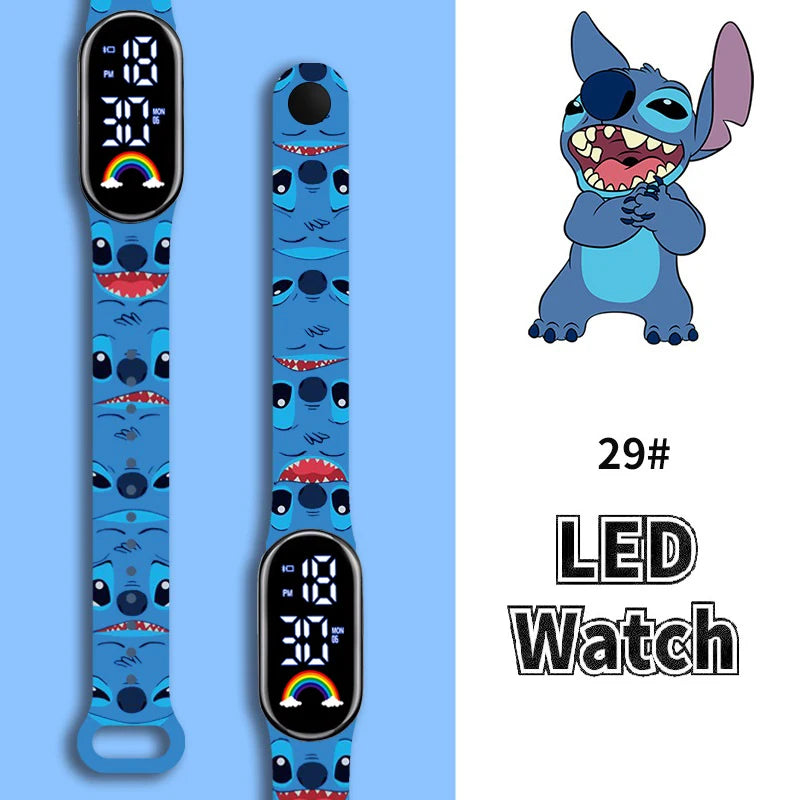 Montres Digitale Stitch – Fashion, LED & Waterproof